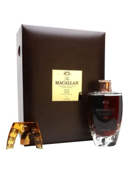 Macallan 55 Year Old Lalique Crystal Decanter