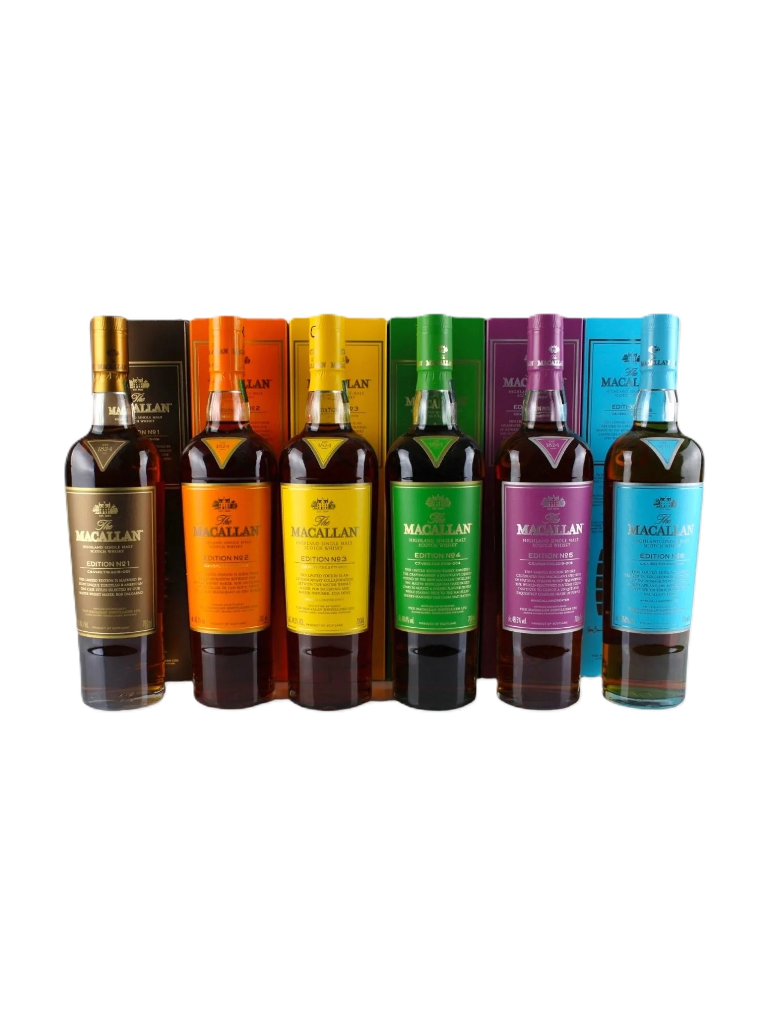 Macallan Edition Series Full Set (Bottles 1-6)
