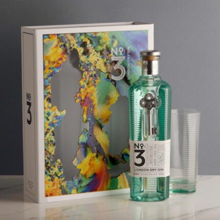 No.3 London Dry Gin Gift Box with High Ball Glass