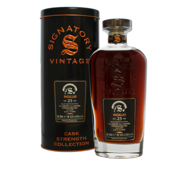 Signatory Vintage Macallan 25 Year Old Single Cask